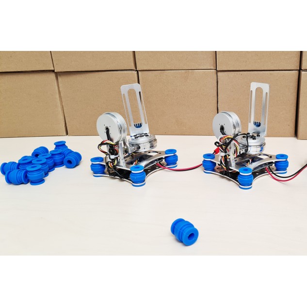 Демпферы для подвеса 4шт (синий)