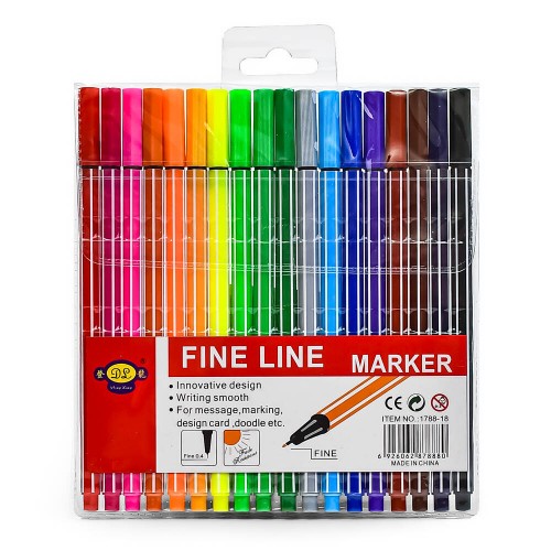 Ручки "Fine Line" 18 кольорів (192наб)