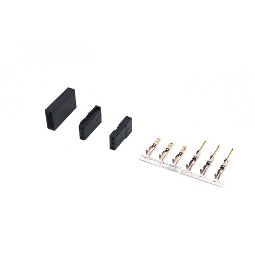 400 шт - Коннекторы Tarot для сервоприводов JR Male (200шт) + Female (200шт) (TL2896-02)