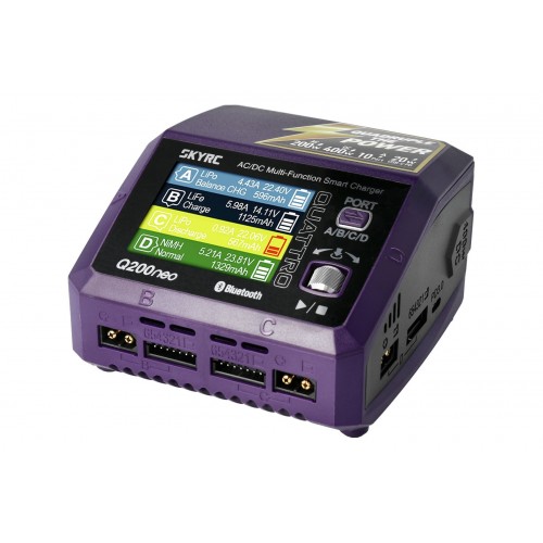 Зарядное устройство кватро SkyRC Q200neo 200W/400W с/БП универсальное (SK-100197)