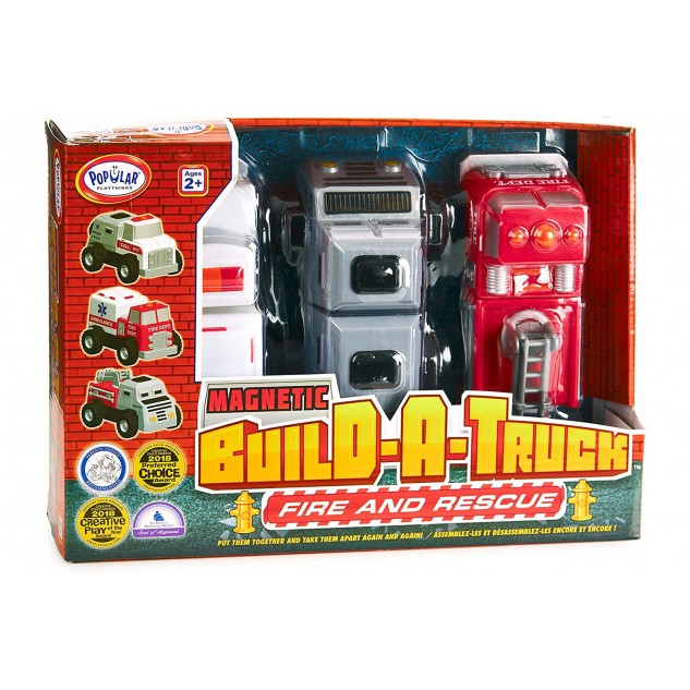 Детский конструктор Popular Playthings машинка (полиция, скорая помощь, пожарная)