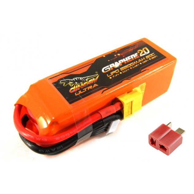 Аккумулятор для радиоуправляемой модели Dinogy G2.0 Li-Pol 2200 мАч 14.8 В 4S T-Plug 80C
