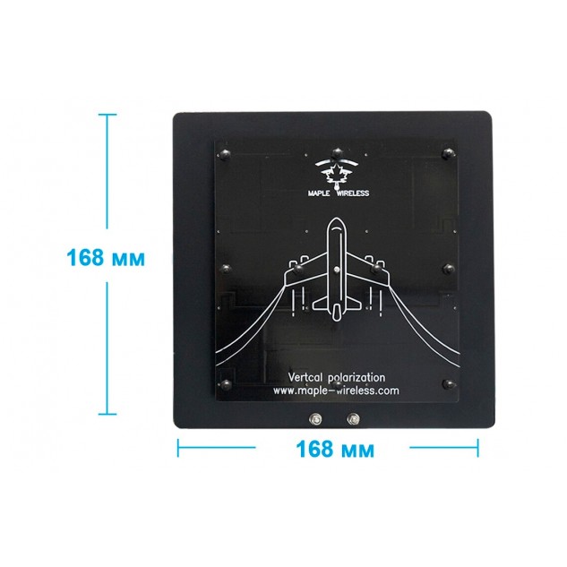 Антенна 5.5GHz Maple патч 21dB RP-SMA