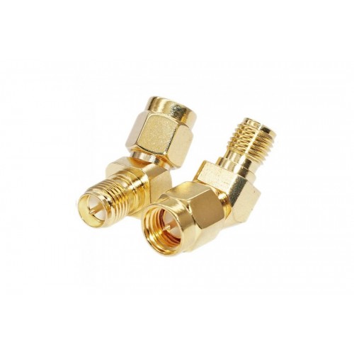 Переходник угловой 135/45° для FPV и радиооборудования (SMA M - RP-SMA F)