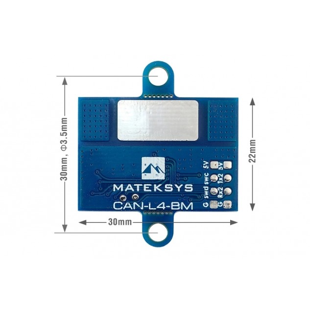 Датчик тока и напряжения Matek CAN-L4-BM