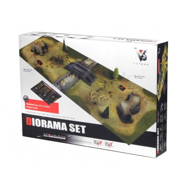 Диорама VSTANK для танкового боя 58x180см