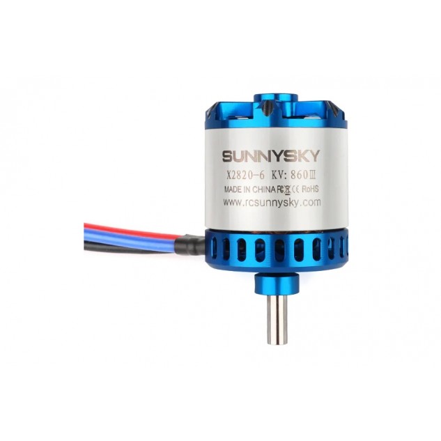 Мотор SunnySky X2820 V3 KV860 3-4S для самолетов