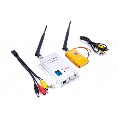 Комплект FPV TX+RX 1.2 ГГц 2W для передачи видеосигнала AV
