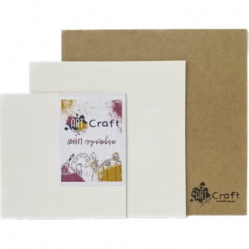 ДВП ґрунтоване 25*25см термопакет ТМ ART Craft