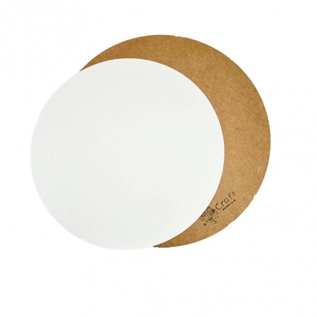 ДВП ґрунтоване кругле діаметром 30см термопакет ТМ ART Craft