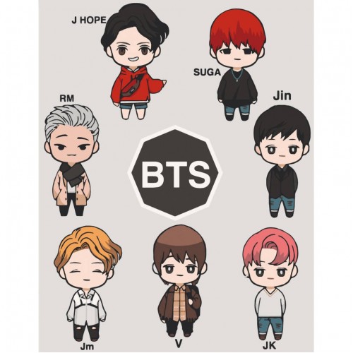 Картина за номерами "LOL BTS" лак 40*50см термопакет ТМ ART Craft