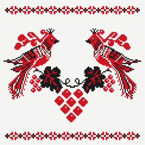 Картина за номерами "Весільний орнамент" лак 30*30см термопакет ТМ ART Craft