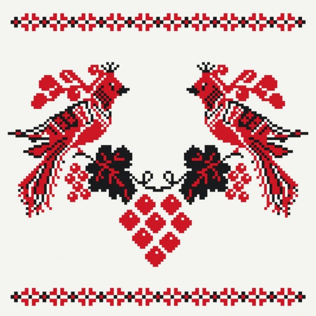 Картина за номерами "Весільний орнамент" лак 30*30см термопакет ТМ ART Craft