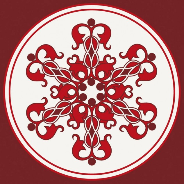 Картина за номерами "Круглий орнамент" лак 30*30см термопакет ТМ ART Craft