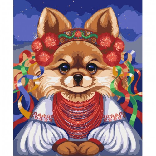Картина за номерами "Лисичка-сестричка" 40*50см лак термопакет ТМ ART Craft
