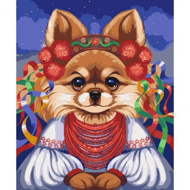 Картина за номерами "Лисичка-сестричка" 40*50см лак термопакет ТМ ART Craft