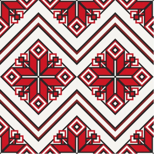 Картина за номерами "Традиційний орнамент" лак 30*30см термопакет ТМ ART Craft