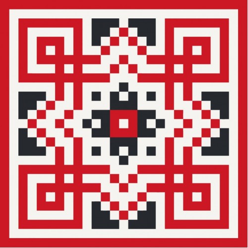Картина за номерами "Український орнамент" лак 30*30см термопакет ТМ ART Craft