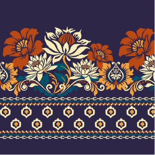 Картина за номерами "Флористичний орнамент" лак 30*30см термопакет ТМ ART Craft