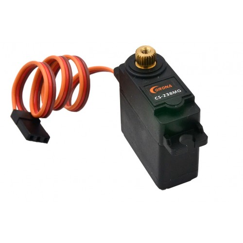 Сервопривод мини 22г Corona DS238HV 4.6кг/0.13сек/7.4В 29x13x30мм