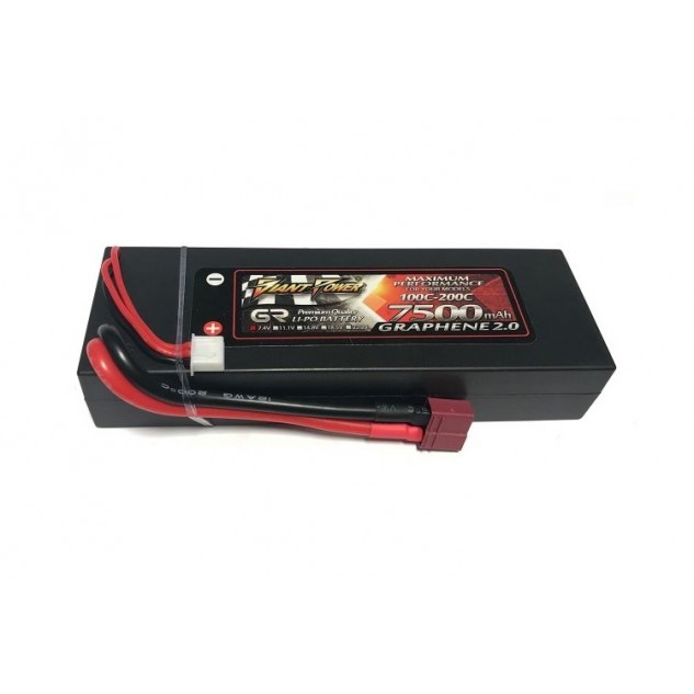 Аккумулятор для радиоуправляемой машинки Giant Power (Dinogy) Li-Pol 7500 мАч 7.4 В Hardcase 139x46x