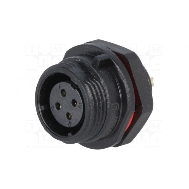 Коннекторы WEIPU 4pin папа SP1310/P4 + мама SP1312/S4 IP68 пара