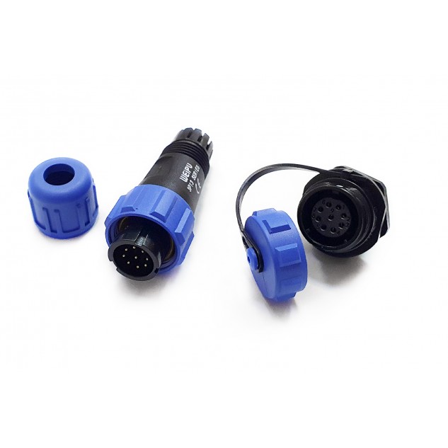 Коннекторы WEIPU 9pin папа SP1310/P9 + мама SP1312/S9 IP68 пара