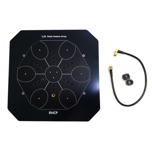 Антенна 3.2GHz Maple патч 15dB SMA RHCP
