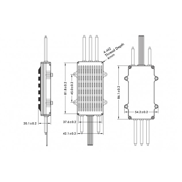 Регулятор хода T-Motor FLAME 100A 14S для авиамоделей