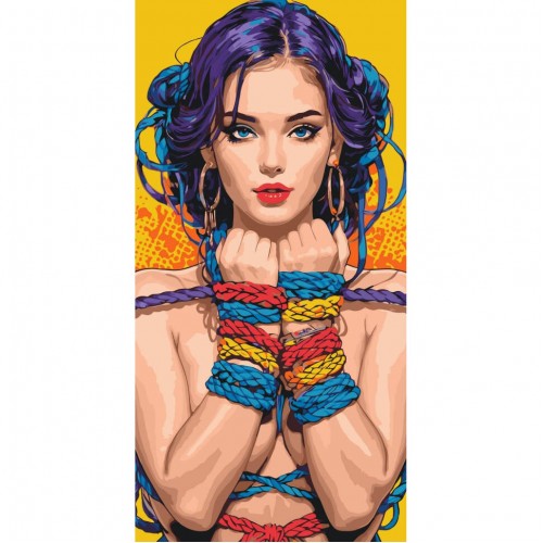 Картина за номерами Шибарі 40*80см термопакет ТМ ART Craft