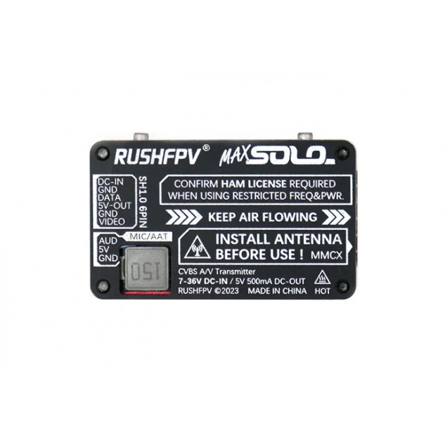 Видеопередатчик RushFPV RUSH MAX SOLO X Band 2500mW