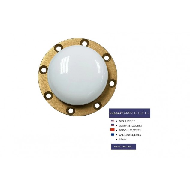 Антенна GPS TOPGNSS AN-152A L1 L2 L5 RTK IP67