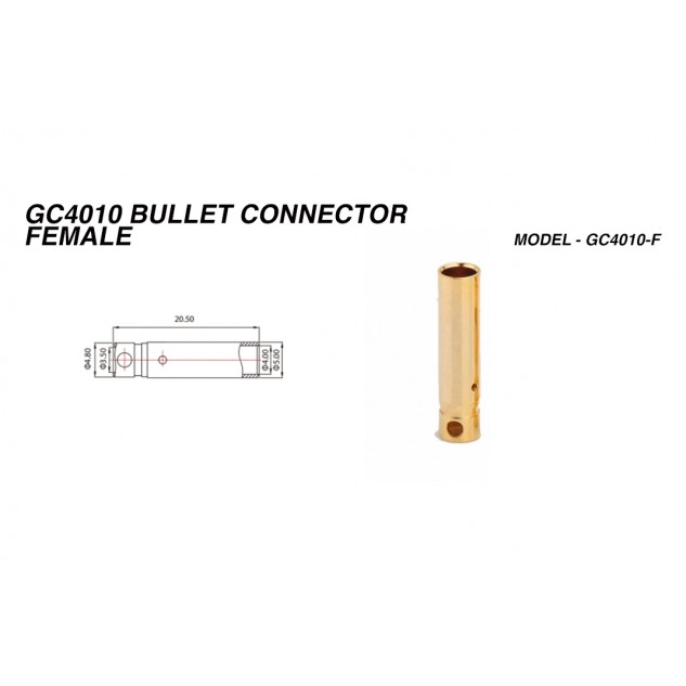 1000 шт - Коннекторы AMASS GC4010 4.0MM Female
