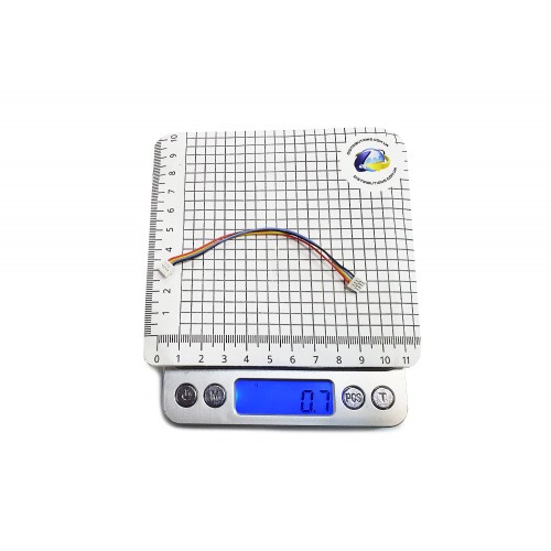 Кабель силиконовый Micro JST-GH F 4 pin - Micro JST-GH F 4 pin (95 мм)