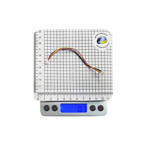 Кабель силиконовый Micro JST-GH F 4 pin - Micro JST-GH F 4 pin (105 мм)