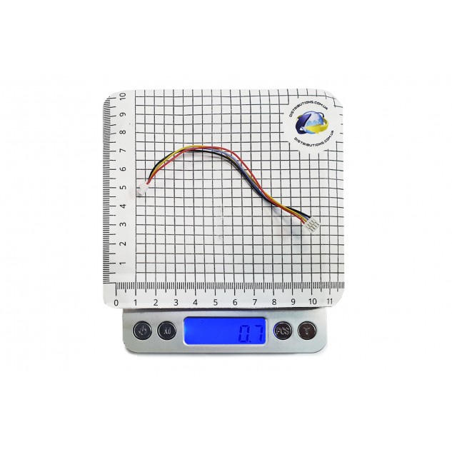 Кабель силиконовый Micro JST-GH F 4 pin - Micro JST-GH F 4 pin (105 мм)