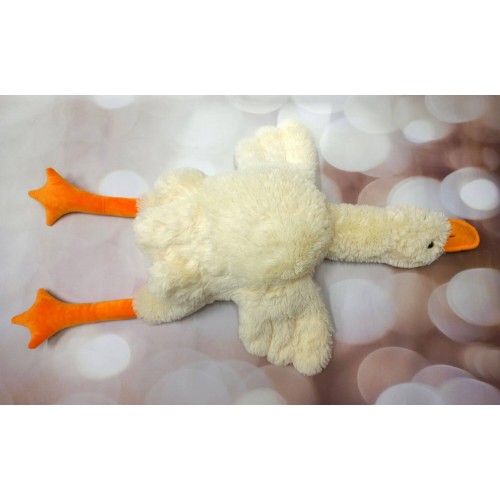 Іграша м'яка Гусь-обнімусь Шептун 90см білий