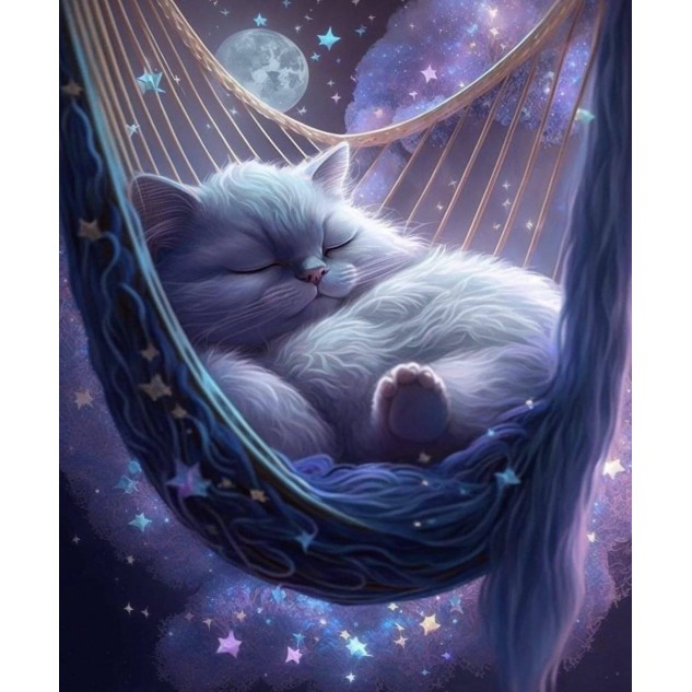 Алмазна мозаїка Місячні мрії 30*40см на рамці в кор.31*41*2 5см ТМ Dreamtoys