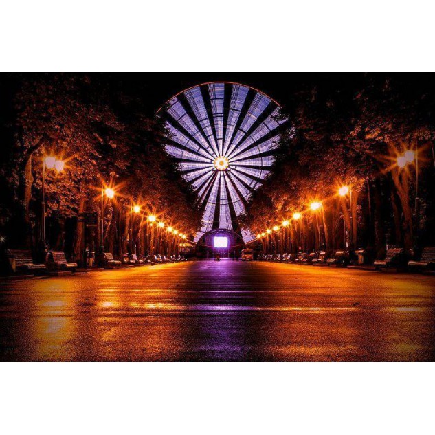 Алмазна мозаїка Світло в ночі 30*40см на рамці в кор.31*41*2 5см ТМ Dreamtoys