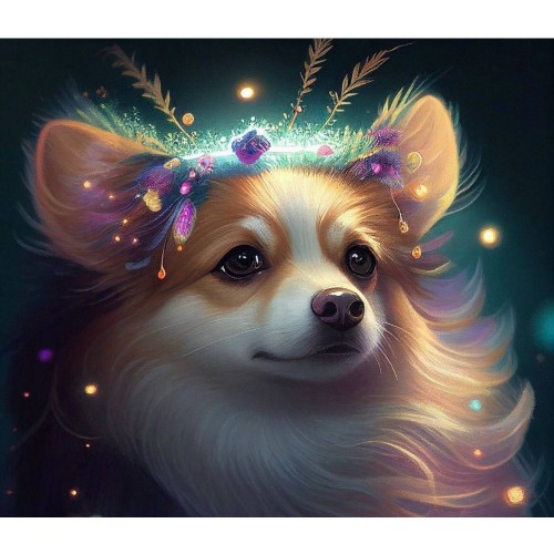 Алмазна мозаїка Чарівна корона 30*40см на рамці в кор.31*41*2 5см ТМ Dreamtoys