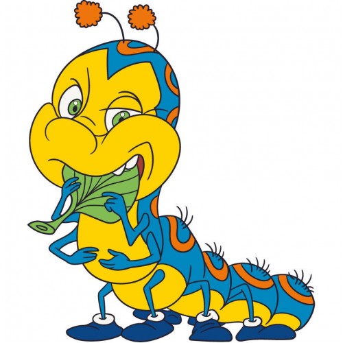 Картина Дитяча розмальовка Гусеничка 25*30см в термопакеті ТМ ART Craft