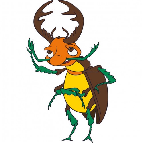 Картина Дитяча розмальовка Жук-олень 25*30см в термопакеті ТМ ART Craft