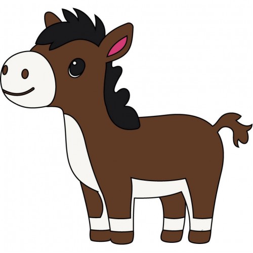 Картина Дитяча розмальовка Кінь 25*30см в термопакеті ТМ ART Craft