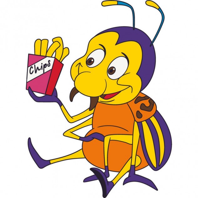 Картина Дитяча розмальовка Колорадський жучок 25*30см в термопакеті ТМ ART Craft