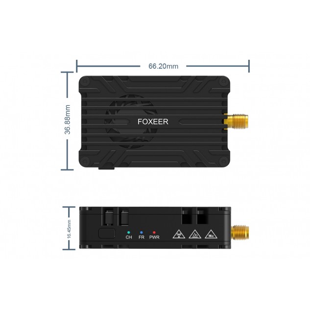 Видеопередатчик Foxeer Reaper Infinity v2 4.9-6.0GHz 80Ch 5W