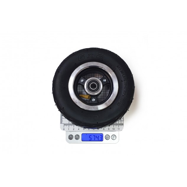 Колесо 6" Jinling 6x2 в сборе с камерой (M10)