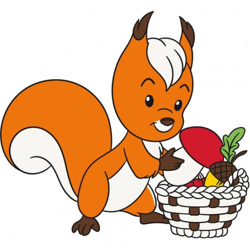 Картина Дитяча розмальовка Білочка 25*30см термопакет ТМ ART Craft