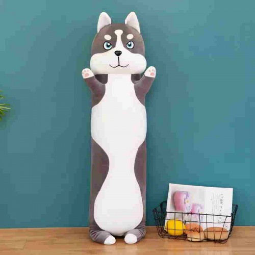 М'яка іграшка подушка-обіймашка "Хаскі" батон 130см