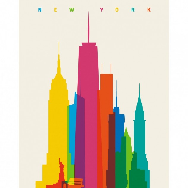 Картина за номерами "NYC" лак 40*50см, термопакет, ТМ ART Craft, Україна