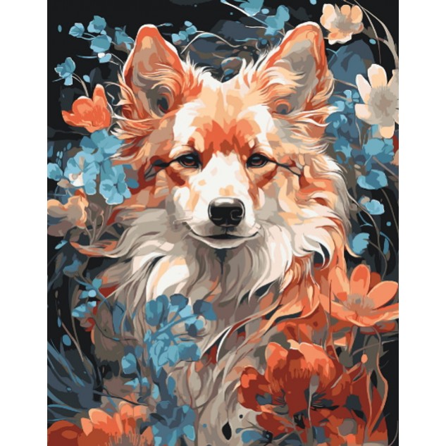 Картина за номерами "Друг людини" лак 40*50см, термопакет, ТМ ART Craft, Україна